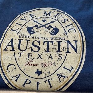 Austin Texas Short Sleeve Crew Neck Men's T-Shirt